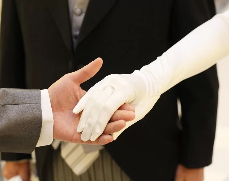 gants étiquette